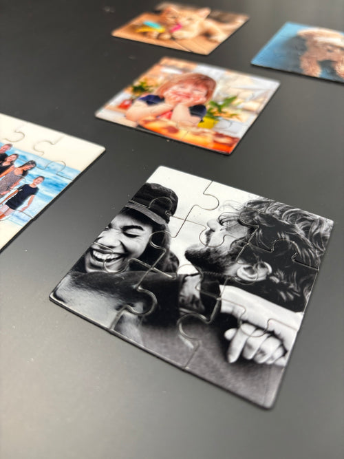 5 puzzles de 9 pièces - À personnaliser