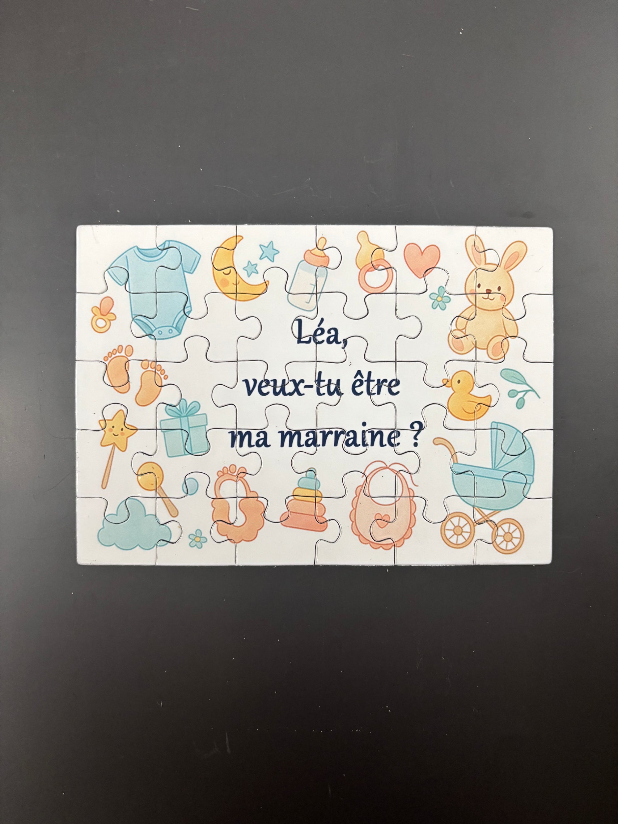 1 puzzle MESSAGE de 30 pièces - Thème au choix