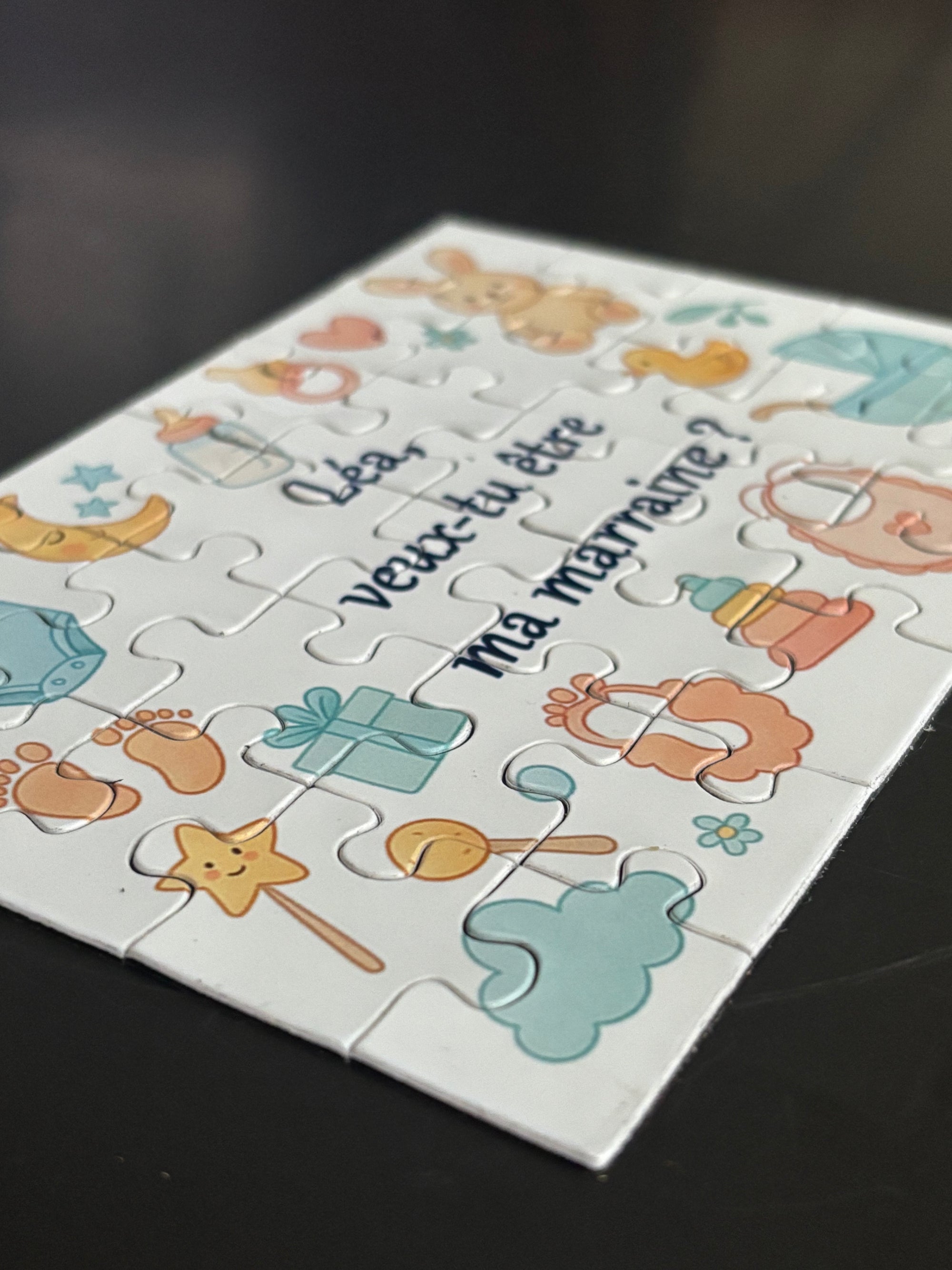 1 puzzle MESSAGE de 30 pièces - Thème au choix